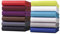 Hometex Premium Textiles Spannbettlaken Spannbetttuch 90-100 x 200 cm, Bettlaken Jersey aus 100% Mikrofaser, Matratzen bis 23-25 cm, Oeko-TEX Made IN Green, Silber