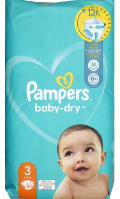 Pampers Windeln, Größe 4 - Packung mit 46