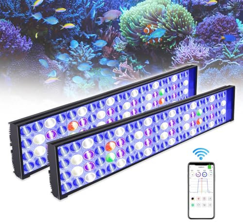PopBloom Hertz54 aquarium beleuchtung led meerwasser led für aquarium led lampen aquarium 100-140cm marine reef salzwasser tank