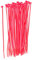 Rebower Cable Zip Ties Nylon Cable Wraps, [for Home, Garage and Daily Use] - 6x0.1 Inch/Pink / 80Pcs