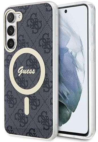 GUESS GUHMS23SH4STK Hülle für S23 S911 Schwarz hardcase 4G