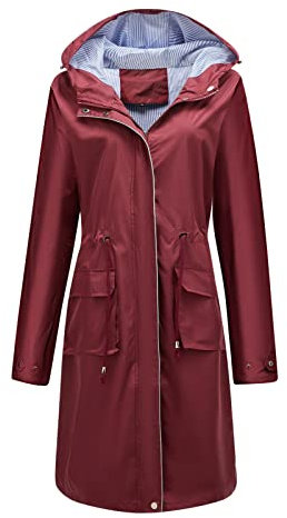 Langer Hoodie Damen Outdoor Windbreaker Damen Windbreaker Schwarz Verdickter Damen Flauschigem Hundejacke Langarm Daunenmantel wasserabweisend Sportlicher Fit Slim Winter