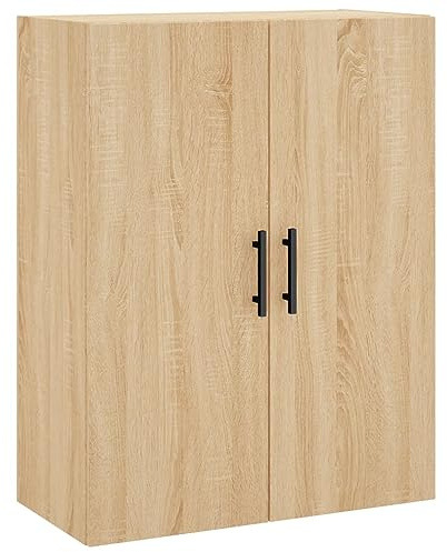 vidaXL Wandschrank Sonoma-Eiche 69,5x34x90 cm