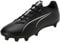PUMA Unisex Ultra 5 Play FG/AG Soccer Shoe, Black White, 40.5 EU