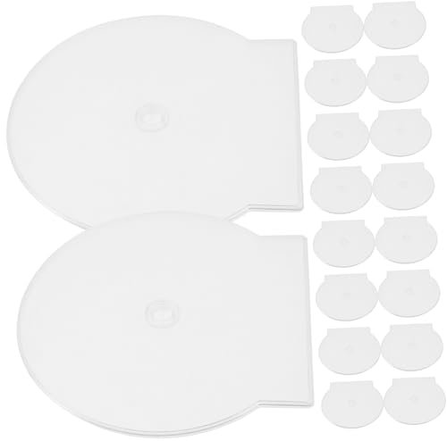 Mikinona PP DVD Cases 20pcs Boxes CD case Clear DVD Cases Practical Dvd Case single disc packing box tray CD Dvd Storage Boxes white jewelry box hard plastic envelope container pp