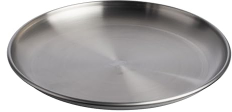 Stanley Wildfare Pro Stainless Steel Plate | 8 Inch Stackable Plate | Foldable Outdoor Tableware | Camping Essentials for Your Camping Kitchen | BPA Free | Pebble & Stone