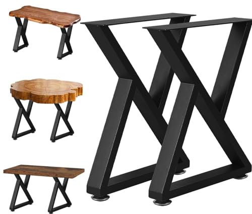 16 Pieds De Table en MéTal Pieds de Meubles 2 Pcs, 40cm Haut Pieds Banc, Pieds Table Basse, Diy Pied Table Industriel En Fer Pour Bureau, Table De Bout, Table à Thé, Bureaux Tables De Nuit Chaises