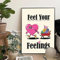 TINGGATG Bilder Poster Kunstdrucke Cartoon-Katze Stimmung Fische Widder Poster Anime-Poster Klebrig Vintage-Stil Für Zimmer Zuhause Bar Café Dekor Kawaii-Raumdekoration 40X60Cm