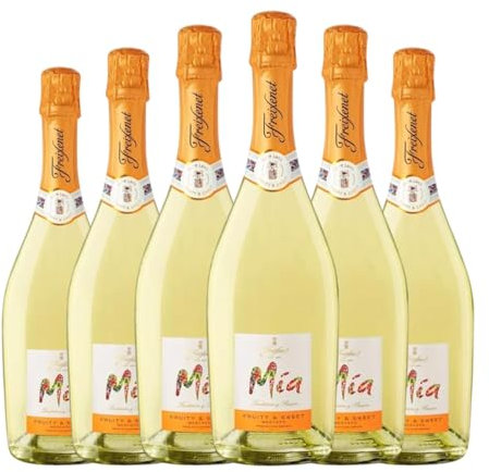 WeißerFreixenetSekt Mía Sparkling Muskat Edelsüß Penedès 75 cl Weißer Sekt (Karton mit 6 Flaschen von 75 cl)