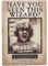 Harry Potter Metall-Magnet mit Aufschrift Have You Seen This Wizard, Vintage-Sirius, Schwarz, tolle Geschenkidee