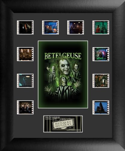 Trend Setters Beetlejuice - Beetlejuice - FilmCells 27.9 cm x 33.0 cm Mini Montage Präsentation - Zehn (10) 35 mm Filmclips - Limited Edition Offiziell lizenziertes Wandbild