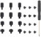 ZDE 24PCS M.2 SSD Screws Kit NVMe M.2 SSD Mounting Screws Computer Motherboard Screws Components for Asus MSI Gigabyte ASRock Motherboard and Raspberry Pi 5