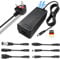42V 2A Electric Scooter Charger, Universal Battery Charger Power Adapter UK 3 Pin For Electric Mobility Scooter E-bike Bicycle Balance Bike M365 with 6 Types Plugs, Pure Electric Scooter Charger