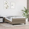 Gecheer Boxspringbett Taupe 90x190 cm Bett Polsterbett Bettgestell Bettrahmen Schlafzimmerbett Stoff Einzel-Bett Betten
