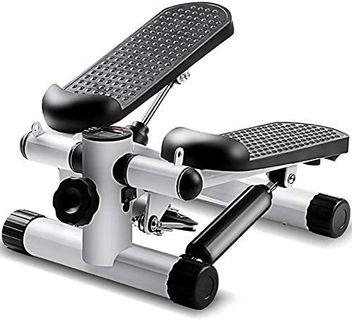 SBCGFY Mini-Pedal-Trainingsgerät, Laufband, Stepper-Trainer, Fitnessgerät für das Fitnessstudio im Homeoffice, mit Zugseil und Teppich-Hilfswerkzeugen