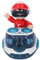 Itonash DJ Bouncing Beat Toy, Rock Boy DJ Rebondissant, Mouvement Automatique Musique Joyeuse, Lumières Cool, Sûr Et Agréable, Adapté Aux Enfants (Bleu)