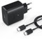 45W USB C Schnellladegerät mit 2m Ladekabel Samsung Galaxy S25, S24, S23, S22, S21, S20, FE, S10, S9, S8, A55, A54, A53, A52, A51, A50, A34, A33, A23, A13, A12 – Netzteil Adapter Fast Charger
