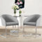 RUOVU 2 Set Sessel Lounge Kunstfell Loungesessel Bouclé-Stoff für Wohnzimmer Lammwolle Polsterstuhl Stuhl mit Armlehnen Cocktailsessel Modern Metallbeinen für Schlafzimmer Last bis 140 kg