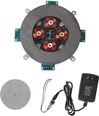 MetalloMotions Under-stacked Magnetic Levitation, DIY Magnetisches Schwebemodul Magnetische Aufhängung mit Licht ((500g Tragfähigkeit))