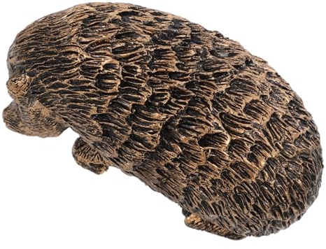 MOTHNUR Resin Hedgehog Garden Statue Outdoor Animal Decor Flower Pot Hanger Cute Cartoon Figurine for Lawn Bonsai Planter Decoration