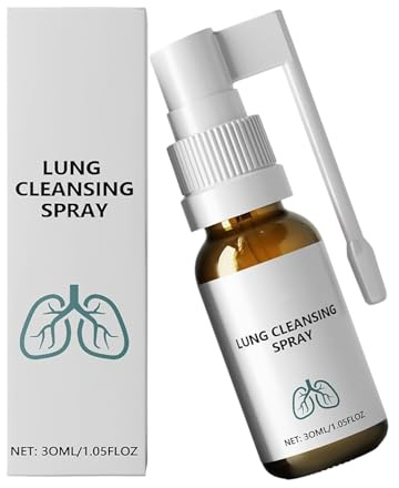 Lungenreinigungsspray 30 ml Natürliches Beruhigendes Atemspray | Unterstützung der Atemwege Lungen Spray Für Erwachsene Frauen Männer & Senioren