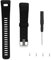 WWEINISITE Armband für Garmin vívosmart HR +, Soft Silikon Ersatzarmband für Garmin vívosmart HR Plus (Schwarz)