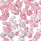 150 Pz Pietre di Ghiaccio finte in frantumi Cristalli di plastica Pietre preziose per riempitivi di barattoli Decorazioni per la casa Decorazione per la tavola Cristalli sparsi (Rosa/Trasparente)