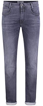 MAC JEANS Herren MACFLEXX Straight Jeans, Grau (Authentic Dark Grey H849), 34W / 32L