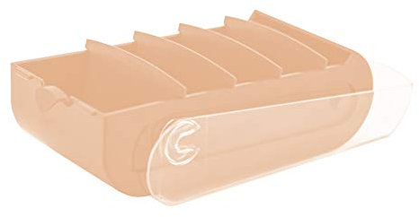 Exacompta 5336123D Lernkartei Bunnybox Koralle DIN A8 quer inklusive 100 Karteikarten. Originelle Karteikartenbox zum einfachen Vokabeln lernen dank 5-Fächer-Lernsystem für 600 Karteikarten