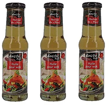 Lot 3x Huile pour wok - Flacon 250ml