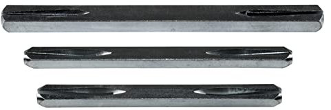 SN-TEC Vierkantstift, Drückerstift, Befestigungsstift mit Sicke, geeignet für Innen- und Aussenbereich, Stärke: 8 oder 10mm, Länge: 80 bis 160mm (8 x 150mm)