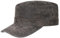 Stetson Raymore Pigskin Armycap - Military Urban Cap Herren/Damen - Sommercap aus Leder - One Size 55-61 cm - Ledercap Frühjahr/Sommer - Schirmmütze braun-schwarz One Size