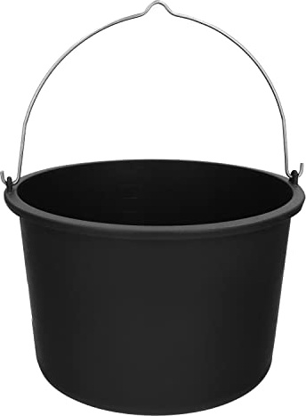 Maurer Italienische Arbeitseimer, 10 Liter, mit Messmarkierungen, verzinkter Stahlgriff, robust und leicht, 0, Mehrfarbig, einzigartig