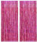PIGETALE 2pcs 3.2 x 8.2ft Glitter Pink Foil Fringe Tinsel Curtain Backdrop Aluminum Foil Flow Curtain Background Streamer for Fairy Princess Birthday Wedding Bridal Shower Hen Girls Party Decorations