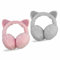 Cache-oreilles en forme de chat pour filles - Cache-oreilles chaud en peluche pour l'hiver - Motif dessin animé mignon - Pour enfants et filles - Cadeau de Noël ou d'anniversaire - Couleurs assorties