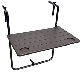 Benelando Balkontisch klappbar Hängetisch Balkonhängetisch Klapptisch Balkon Tisch