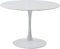 HJhomeheart Table à Manger Ronde Moderne - Pour Cuisine, Salle à Manger et Bureau - Blanche, Diamètre 110 * 75(H) CM