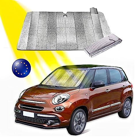 Phantasy® Parasol para parabrisas, parasol para coche, protección contra los rayos UV, plegable y portátil (140 x 80 cm)