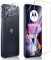 Xunzii Protector de Pantalla para Motorola Moto G54 5G / Moto G64 5G y Protector Lente Cámara [2+2 Piezas], 9H Alta Sensibilidad Resistente a Arañazos Cristal Templado Vidrio Templado [Transparente]