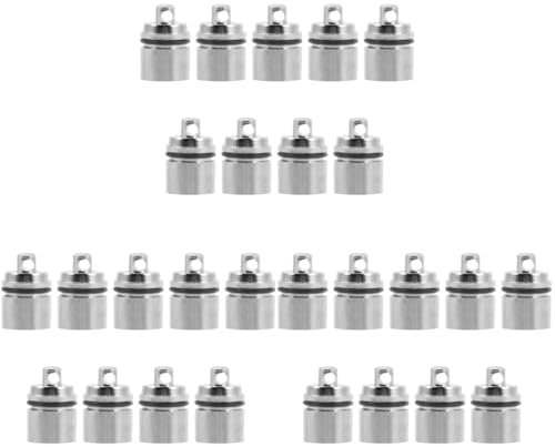 ABOOFAN 27 pcs Flashing Light Key Chain LED Miniature Tiny LED Flashlight Handheld Accessories Small Flash Keychain Flash Tiny Portable Glowing Plastic