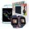 Smartwatch für Kinder | Bemi Links mit 4G/LTE Thermometer und Pulssensor und 10 Zoll Kinder Bemi Doodle Verschwinden in schöner Geschenkbox dunkelblau/blau