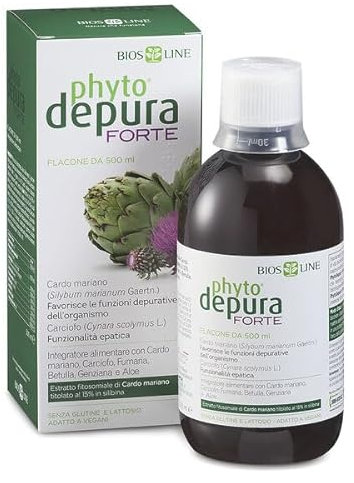 PhytoDepura Forte - integratore alimentare depurativo - 500 ml