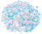 GoldRock Konfetti Hochzeit, 6000 Stk Streudeko Bunt, Tischdeko Geburtstag Blau Rosa, Konfettikanone Papier, Confetti für Karneval, Baby Shower Deko, Gender Reveal