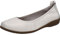 Josef Seibel Damen Klassische Ballerinas Fenja 01,Weite G (Normal),Ballett-Schuhe,Ballet-Flats,Ausgehschuhe,Abendschuhe,Weiss,41 EU
