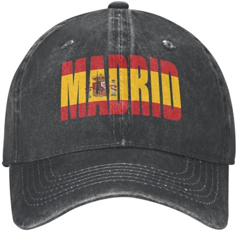 Madrid Casual Baseball Cap Frühling Die Hauptstadt Spaniens Trucker Hut Outdoor Sport Hip Hop Hüte Unisex Männer y2k Cap