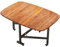 Klapptisch Esstisch aus Holz, rechteckig, ausziehbarer Küchentisch, platzsparend, verstellbarer Klapptisch mit beweglichen Rädern