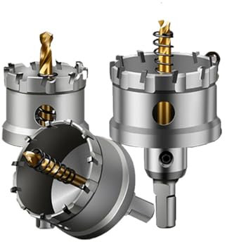1 stück TCT Lochsäge Hartmetall-kernbohrer Kobaltschneidwerkzeuge Für Edelstahlplatte Eisen Metall, 150mm