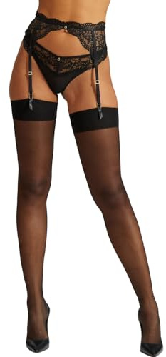 Ann Summers Plain Top Seamed Hold Up, Seamed Hold Ups, Silicone Strips, Stay In Place Stockings, Black Stockings For Women