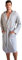 o-day Peignoir pour homme en microfibre de qualité supérieure, pour femme, en microfibre, pour voyage, piscine, salle de sport, doux, peignoir unisexe en microfibre 2.0, gris, XL