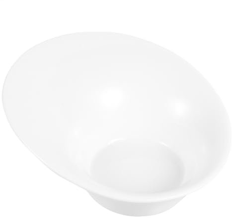 Cabilock 3 Stk Schüssel Teller Obstschalen für die Theke Geschirr servieren Korb Nudelschalen arcylic kochgeschirr frühstücksbowl obstplatte einfache Vitrine Haushaltsgeschirr Keramik Weiß